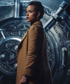 Army Of Thieves Nathalie Emmanuel Brown Coat