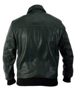 Alternative view of Arrow Oliver Queen Black Bomber Jacket