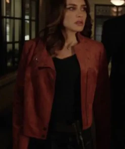 Arrow S06 Juliana Harkavy Brown Jacket (back)
