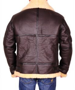 Alternative view of Dark Brown Sheepskin Leather Jacket