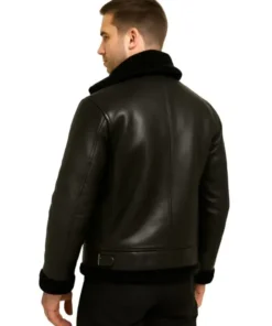 Men’s B-3 Shearling Leather Bomber Jacket