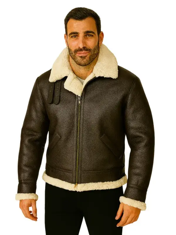 B3 Bomber Shearling Aviator Jacket