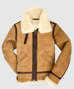 B3 Bomber Suede Leather Jacket