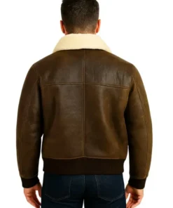 B3 Leather Bomber Pilot Aviator Jacket