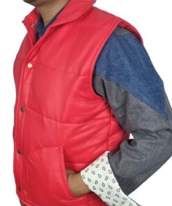 Back To The Future Michael J Fox Puffer Vest