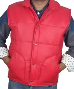 Back To The Future Michael J Fox Puffer Vest
