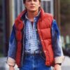 Back To The Future Michael J Fox Puffer Vest