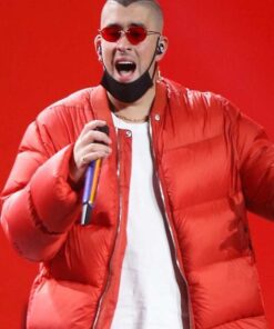 Bad Bunny Puffer Jacket For Men