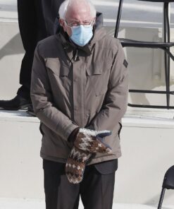 Bernie Sanders Brown Jacket With Hood