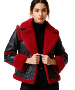 Women’s Aviator Pilot Style B3 Shearling Jacket