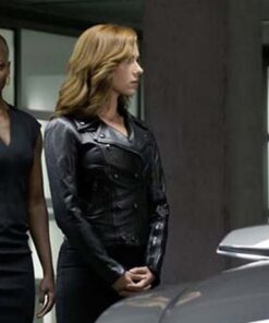 Captain America Civil War Scarlett Johansson Leather Jacket