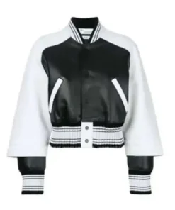 Bold and the Beautiful Paris Buckingham Leather Bomber Jacket