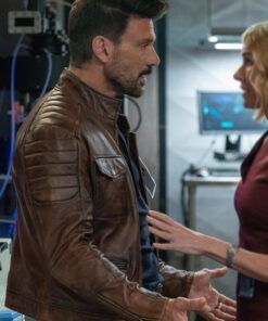 Alternative view of Frank Grillo Boss Level Roy Pulver Jacket