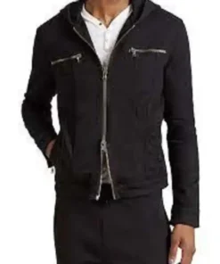 Clay Jensen 13 Reasons Why Hooded Jacket back pose