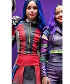 Descendants 3 Evie Red Leather Jacket