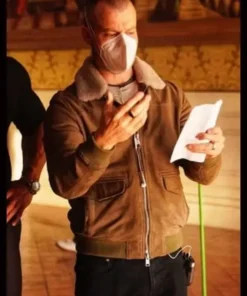 Director Rawson Marshall Red Notice Brown Jacket