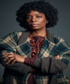 Alternative view of A Discovery Of Witches Agatha Wilson Plaid Coat