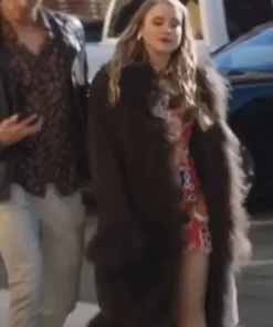 Driven to the Edge Tess Brown Fur Coat