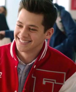 Alternative view of High School Musical EJ Red Bomber Jacket