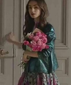 Alternative view of Emily In Paris Emily Cooper Metallic Jacket