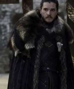 Eternals Dane Whitman Fur Trench Coat