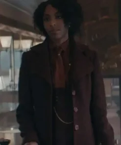 Fantastic Beasts Jessica Williams Maroon Coat