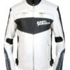 Fast and Furious 7 Vin Diesel White Biker Jacket