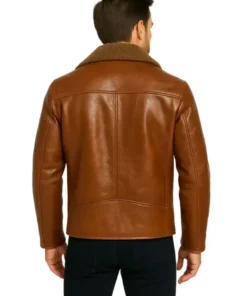 Men’s Brown Sheepskin Leather Jacket