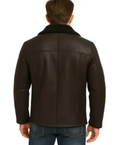 Men Furcliff Double Face Leather Shearling Coat