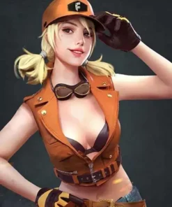 Garena Free Fire Misha Leather Vest front