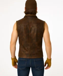 Gil Descendants 2 Dylan Playfair Brown Leather Vest
