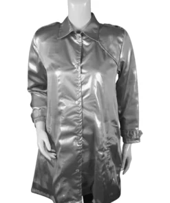 Gossip Girl S02 Serena van der Woodsen Silver Jacket