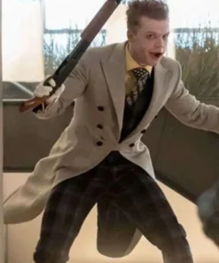 Gotham Jerome Valeska Trench Coat front poae