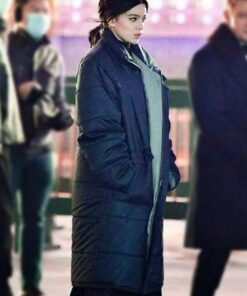 Alternative view of Hawkeye Kate Bishop Puffer Coat
