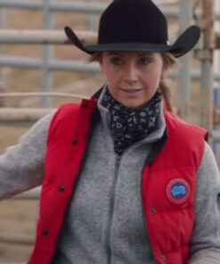Alternative view of Amy Fleming Heartland Red Vest