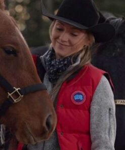 Amy Fleming Heartland Red Vest