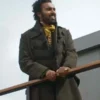 Himesh Patel Trench Tweed Grey Coat