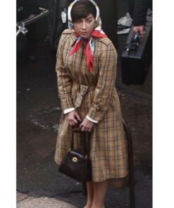 Alternative view of House Of Gucci Patrizia Reggiani Checked Coat