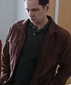 How To Get Away With Murder Asher Millstone Brown Jacket Back