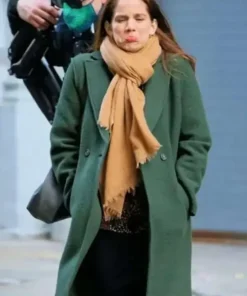 Inventing Anna Vivian Green Coat front