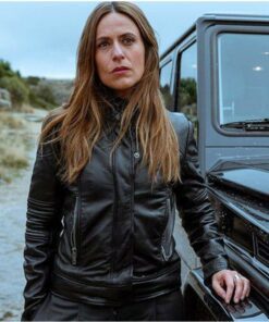 Alternative view of Money Heist Black Raquel Murillo Leather Jacket