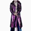 Joker Suicide Squad Jared Leto Purple Coat
