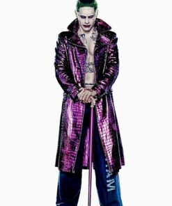 Joker Suicide Squad Jared Leto Purple Coat