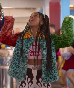 Julie and the Phantoms Flynn Camo Leopard Jacket