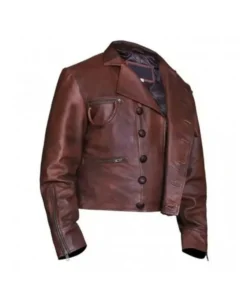 Justice League Aquaman Distressed Jacket side pose