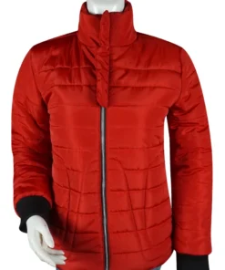 Kate Middleton Red Puffer Jacket