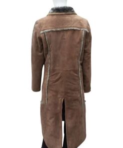 Alternative view of Yellowstone S02 Beth Dutton Brown Coat