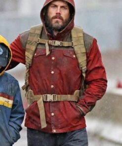 Alternative view of Light of My Life Casey Affleck Red Jacket