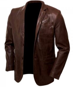 The Gentlemen Fletcher Leather Blazer