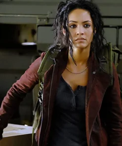 MacGyver Riley Davis Leather Jacket front